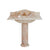 0211PED-PKOX Sherle Wagner International Pink Onyx Shell Counter Pedestal