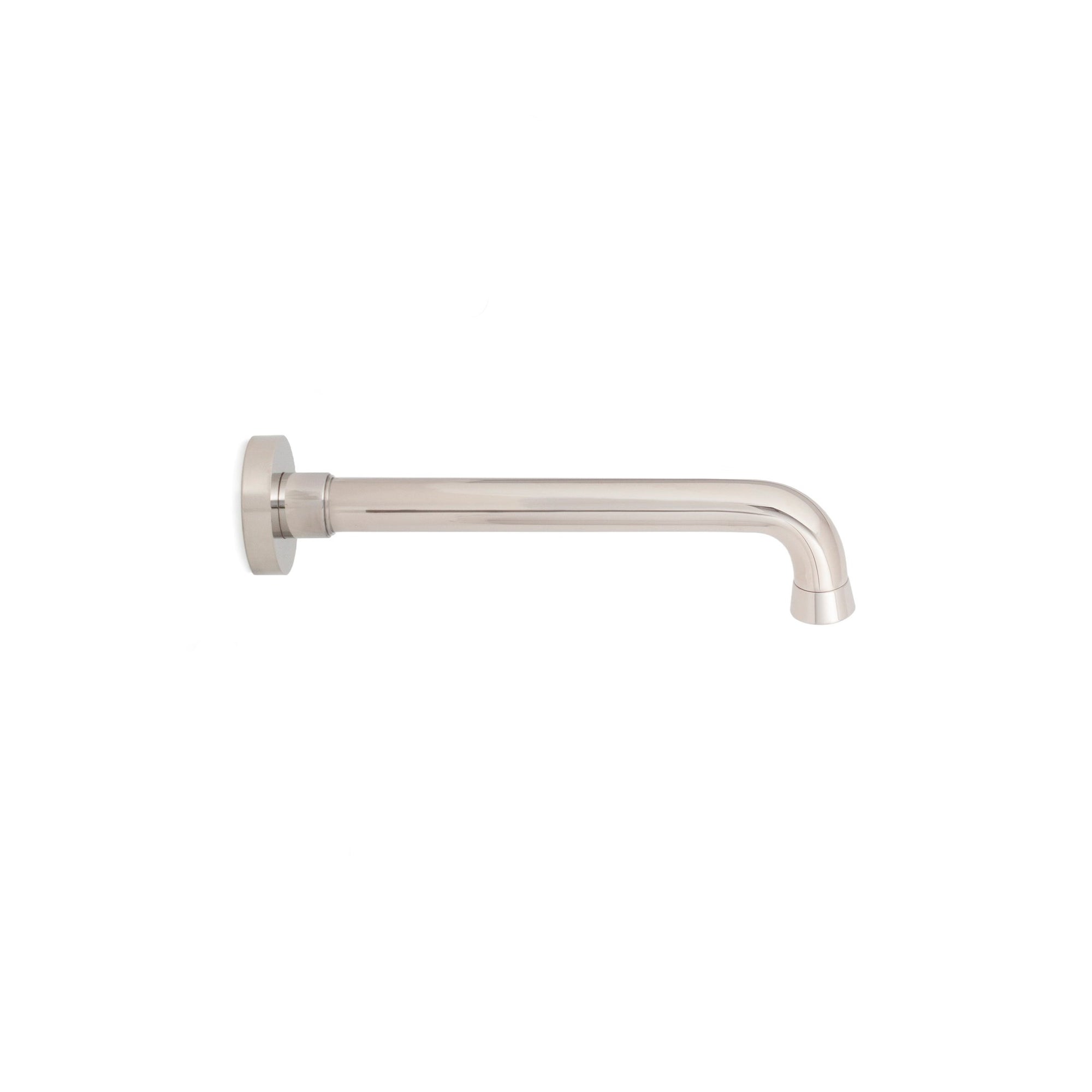 0806TUB-DR-HP Sherle Wagner International Dorian Wall Mount Tub Spout in High Polished Platinum metal finish