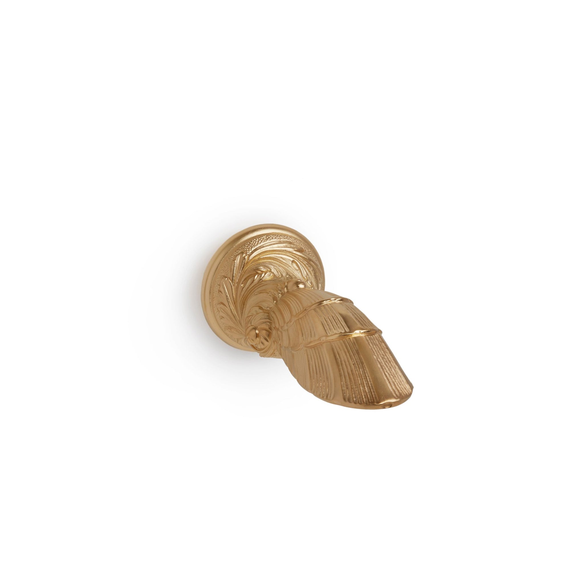 0815TUB-GP Sherle Wagner International Shell Wall Mount Tub Spout in Gold Plate metal finish