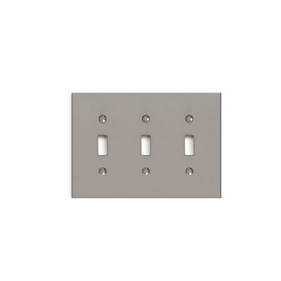 2000T-SWT-CP Sherle Wagner International Modern Triple Switch Plate in Polished Chrome metal finish