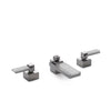 2120BSN801-RKCR-CP Sherle Wagner International Apollo Faucet Set with Semiprecious Rock Crystal inserts in Polished Chrome metal finish