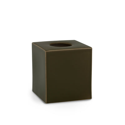 3380-TBOX-GR04 Sherle Wagner International Olive Mode Ceramic Tissue Box Cover