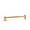 3695GB-WHT-GP Sherle Wagner International Knurled Grab Bar with White insert in Gold Plate metal finish