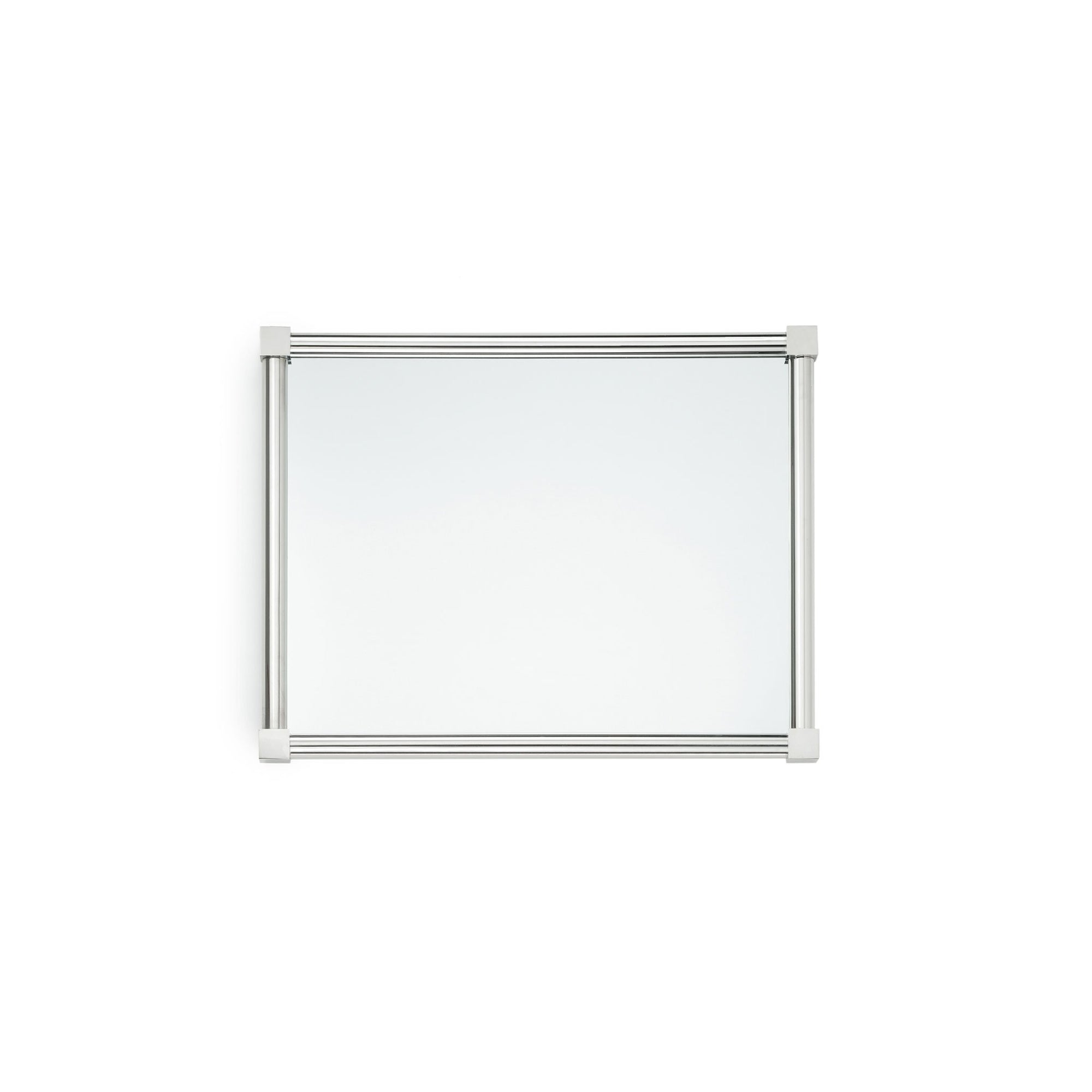4250M21-PN Sherle Wagner International Square Knuckle Mirror in Polished Nickel metal finish