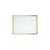 4255M21-GP Sherle Wagner International Reeded Mirror in Gold Plate metal finish