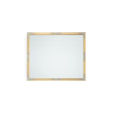 4261M25-GP/CP Sherle Wagner International Filigree Mirror in Gold Plate metal finish