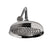 0848SHHD-10-PN Sherle Wagner International Standard Shower Head with Round Flange in Polished Nickel metal finish