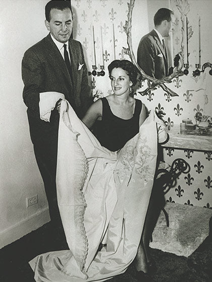 Sherle Wagner with his wife Rose