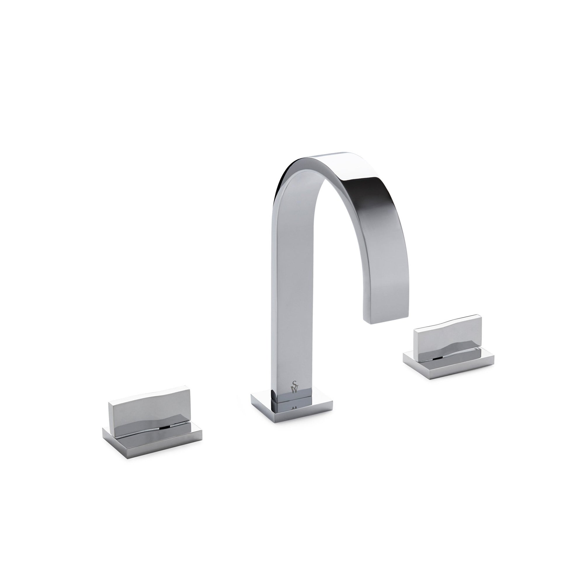 002BSN101-CP Sherle Wagner International Arbor with Ripple Lever Faucet Set in Polished Chrome metal finish
