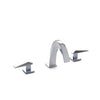 003BSN108-S-CP Sherle Wagner International Short Arco with Prism Lever Faucet Set in Polished Chrome metal finish