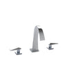 003DKT308-CP Sherle Wagner International Arco with Prism Lever Deck Mount Tub Set in Polished Chrome metal finish