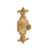 0060-CTCR-GP Sherle Wagner International Louis XVI with Cut Crystal Cabinet & Drawer Knob in Gold Plate metal finish