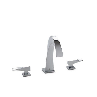 008DKT308-CP Sherle Wagner International Arco with Arco Lever Deck Mount Tub Set in Polished Chrome metal finish