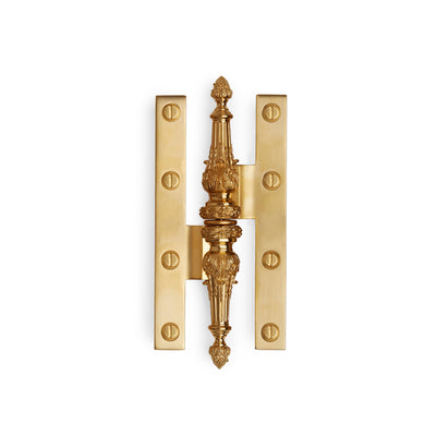0096-6-34-GP Sherle Wagner International Renaissance Paumelle Hinge Small in Gold Plate metal finish