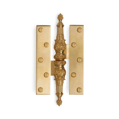 0096-8-HD-ZZ-GP Sherle Wagner International Renaissance Paumelle Hinge Large in Gold Plate metal finish