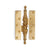0096-8-HD-ZZ-GP Sherle Wagner International Renaissance Paumelle Hinge Large in Gold Plate metal finish