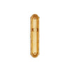 0099-8-ER-GP Sherle Wagner International Ribbon & Reed Flush Pull with Emergency Release Trim in Gold Plate metal finish