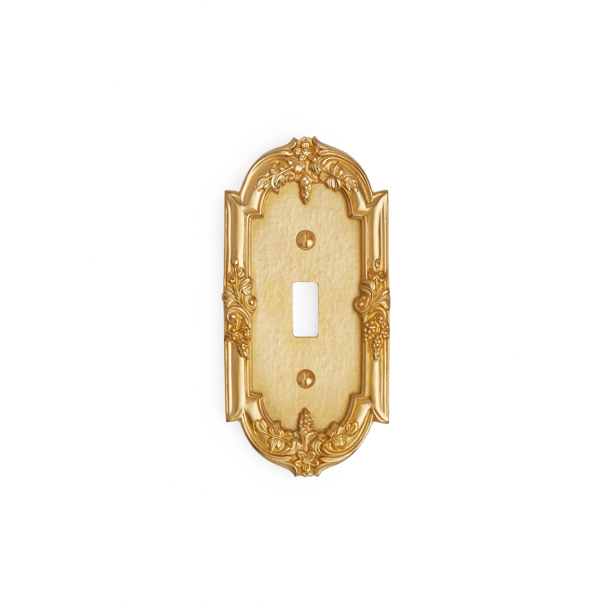 0458-SWT-GP Sherle Wagner International Grapes Single Switch Plate in Gold Plate metal finish