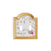 0470D-SWT-89GA-WH-GP Sherle Wagner International Classical Ceramic Double Switch Plate Le Jardin Garnet on White in Gold Plate metal finish