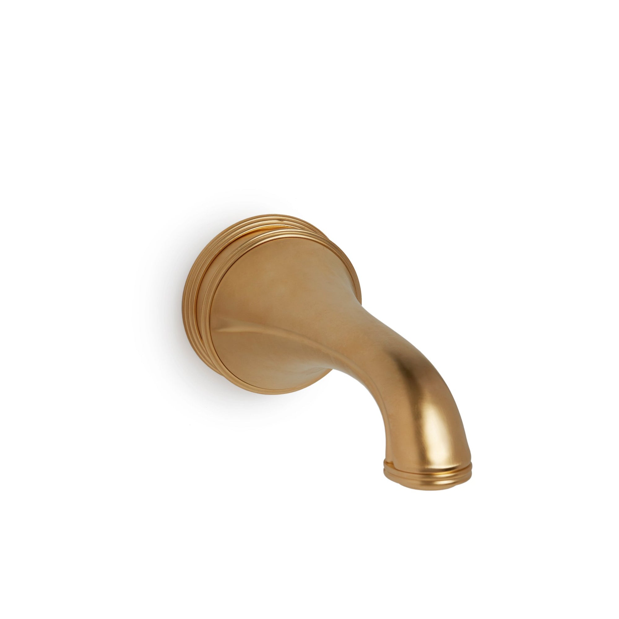 0825TUB-GP Sherle Wagner International Grey Wall Mount Tub Spout in Gold Plate metal finish