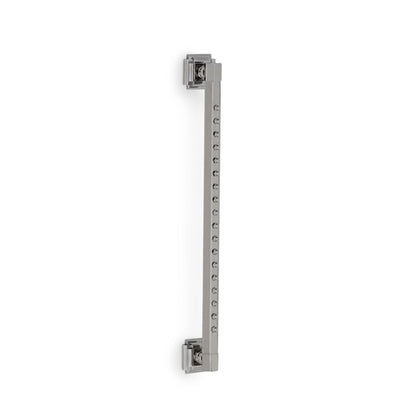 0834N-NV-CP Sherle Wagner International Hexagon Rain Bar with Nozzles and Nouveau Flange in Polished Chrome metal finish