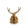 0849DKMT-GR-GP Sherle Wagner International Deck Mount Cradle with Grey Escutcheon in Gold Plate metal finish