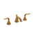 0932BSN-GP Sherle Wagner International Classical Lever Faucet Set in Gold Plate metal finish