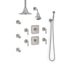 Sherle Wagner International Harrison Lever High Flow Thermostatic Shower System in Polished Chrome metal finish