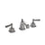 0980BSN-CP Sherle Wagner International Harrison Lever Faucet Set in Polished Chrome metal finish
