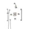 Sherle Wagner International Harrison Cross Handle High Flow Thermostatic Shower System in Polished Chrome metal finish
