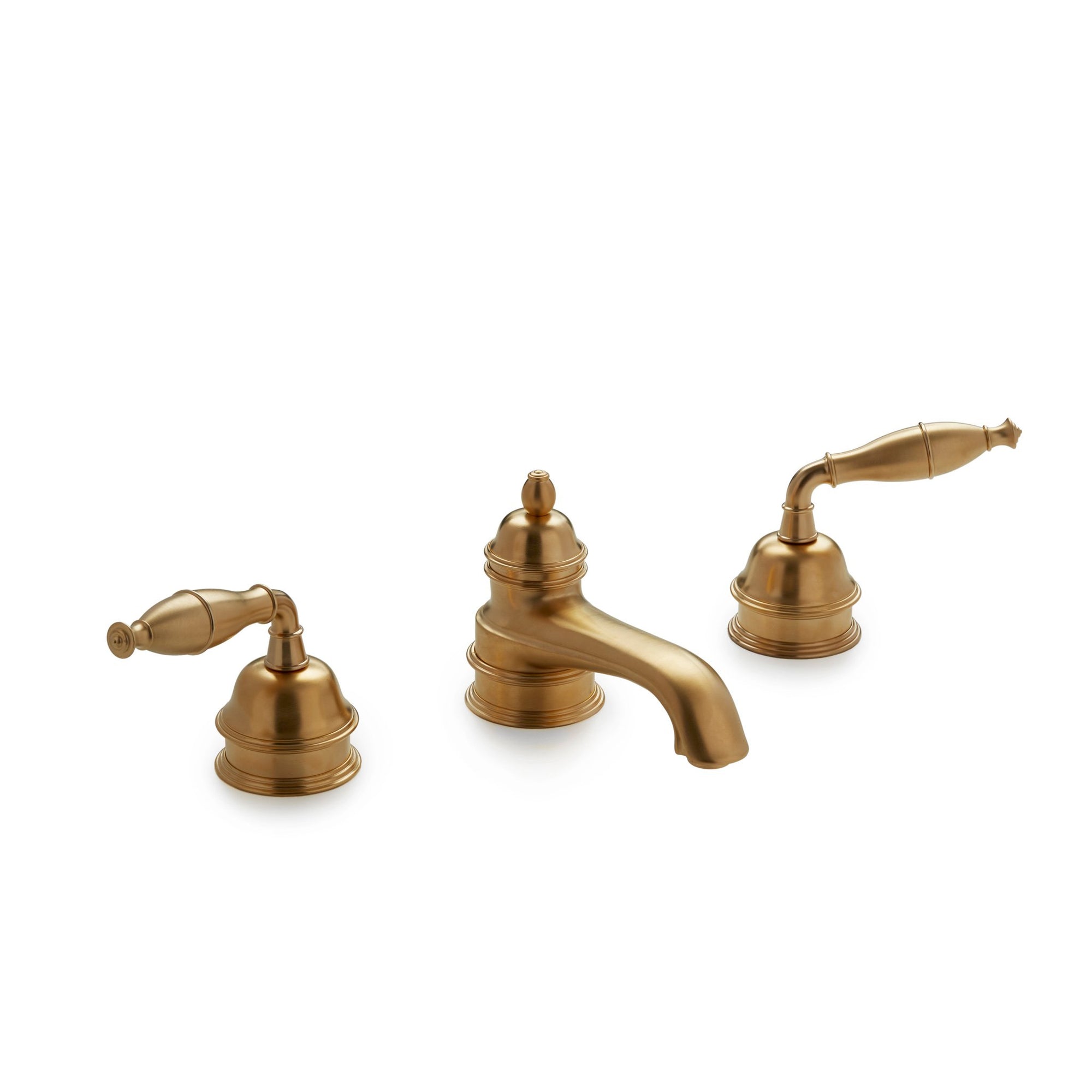0990BSN-GP Sherle Wagner International Grey Series I Lever Faucet Set in Gold Plate metal finish