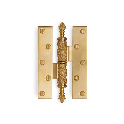 1017-HNGE-114-ZZ-GP Sherle Wagner International Garland Paumelle Hinge in Gold Plate metal finish