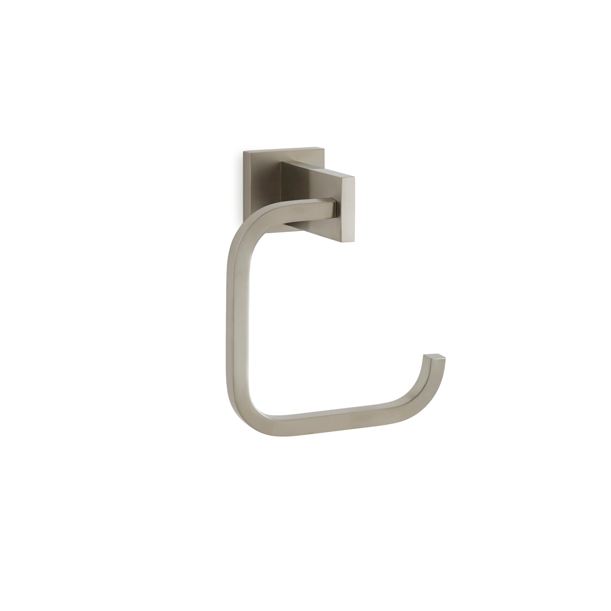 101TR-BN Sherle Wagner International Modern Towel Ring in Brushed Nickel metal finish