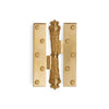 1024-HNGE-HD-ZZ-GP Sherle Wagner International Acanthus Paumelle Hinge in Gold Plate metal finish