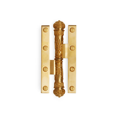 1025-HNGE-34-GP Sherle Wagner International Empire Paumelle Hinge in Gold Plate metal finish
