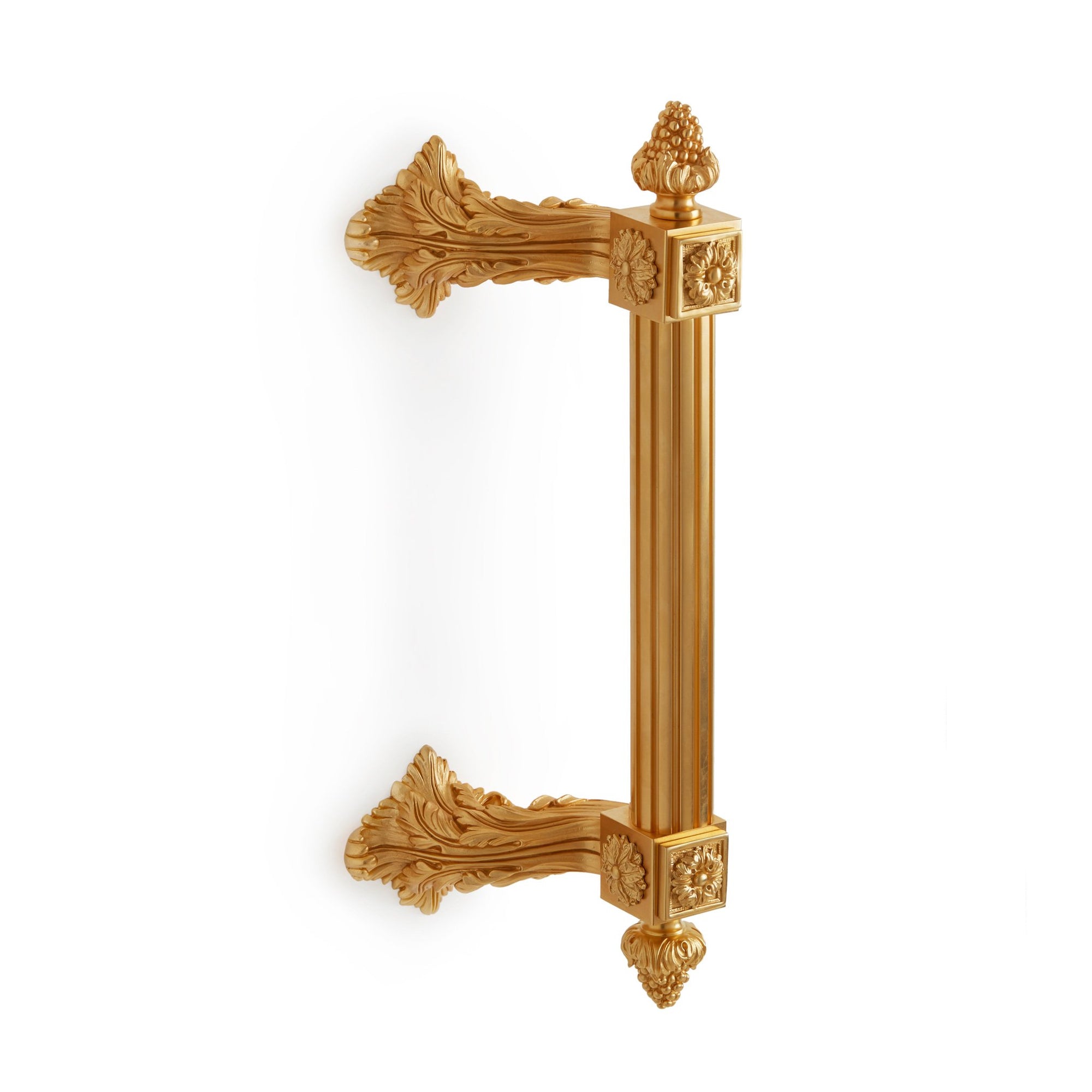 1051B-GP Sherle Wagner International Fluted Breakers Bar Pull in Gold Plate metal finish