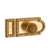 1070-GP Sherle Wagner International Acanthus Box Lock Cover in Gold Plate metal finish