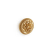 1077-13/4-GP Sherle Wagner International Beaded Rococo Cabinet & Drawer Knob in Gold Plate metal finish