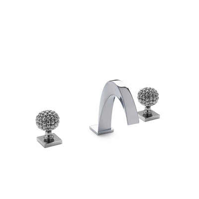 1083BSN108-S-CP Sherle Wagner International Aqueduct with Berry Knob Faucet Set in Polished Chrome metal finish
