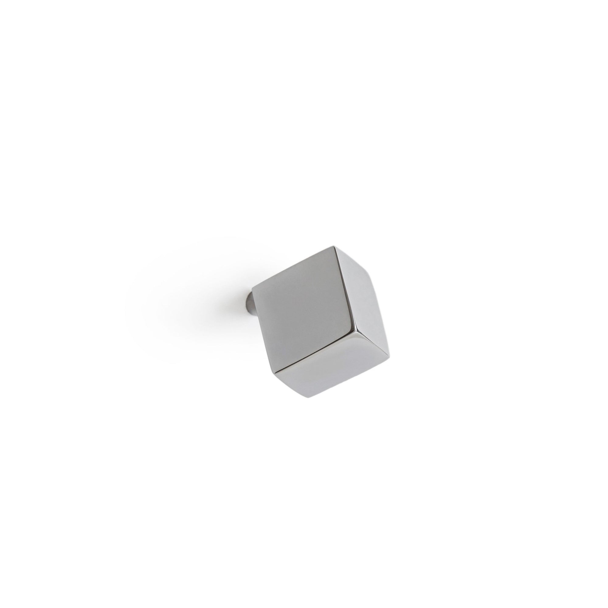 1091-CP Sherle Wagner International Tangent Cabinet & Drawer Knob in Polished Chrome metal finish
