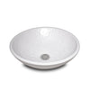 16RD-VSL-GIRI-WHT Sherle Wagner International White Glazed Round Ceramic Vessel Sink