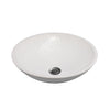 16RD-VSL-RPLE-SND Sherle Wagner International Sand Glazed Round Ceramic Vessel Sink