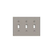 2000T-SWT-CP Sherle Wagner International Modern Triple Switch Plate in Polished Chrome metal finish