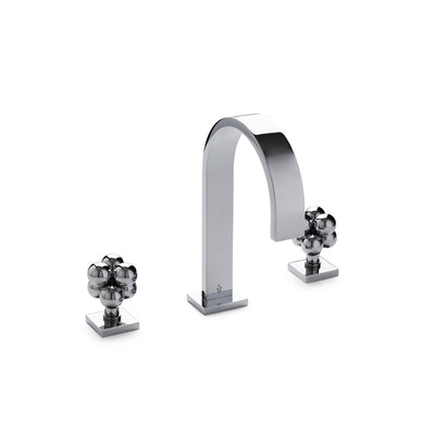 2005BSN101-CP Sherle Wagner International Arbor with Molecule Knob Faucet Set in Polished Chrome metal finish