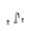 2005DKT308-CP Sherle Wagner International Arco with Molecule Knob Deck Mount Tub Set in Polished Chrome metal finish