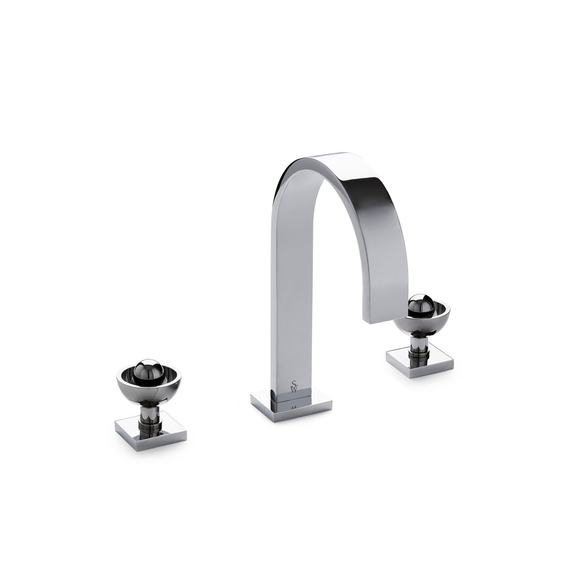 2006BSN101-CP Sherle Wagner International Arbor with Saturn Knob Faucet Set in Polished Chrome metal finish