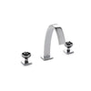 2006BSN102-CP Sherle Wagner International Aqueduct with Saturn Knob Faucet Set in Polished Chrome metal finish