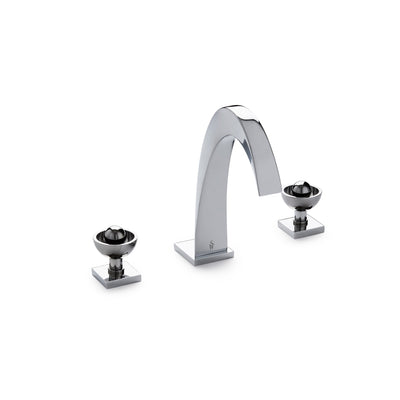 2006BSN108-CP Sherle Wagner International Arco with Saturn Knob Faucet Set in Polished Chrome metal finish