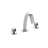 2012BSN102-CP Sherle Wagner International Aqueduct with Eclipse Knob Faucet Set in Polished Chrome metal finish