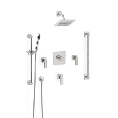 Sherle Wagner International Apollo High Flow Thermostatic Shower System in Polished Chrome metal finish